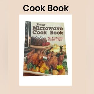 Vintage Sunset Microwave Cook Book